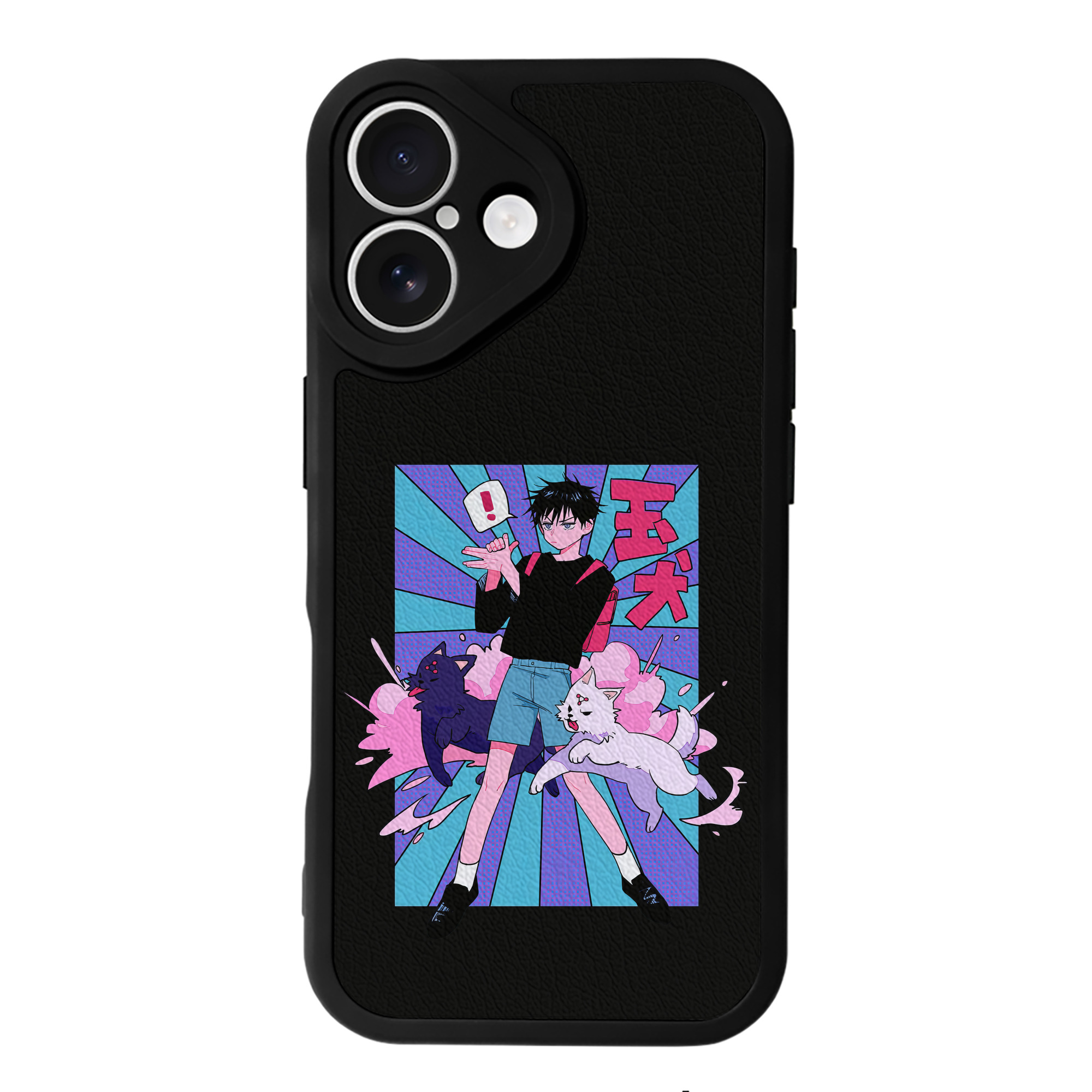 （画像用） 呪術廻戦 Jujutsu Kaisen 【iPhone 16シリーズ対応】シリコンスマホケース（レザー調） 材質：シリコン